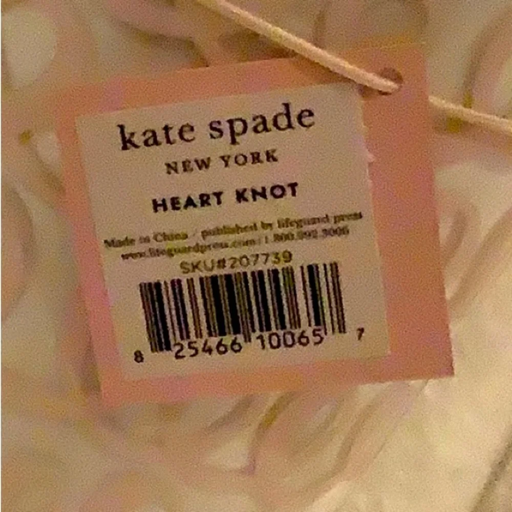 Kate Spade Bridal Cup Pink Insulated Travel Mug Heart Knot Tumbler Thermos NWT - Picture 5 of 5
